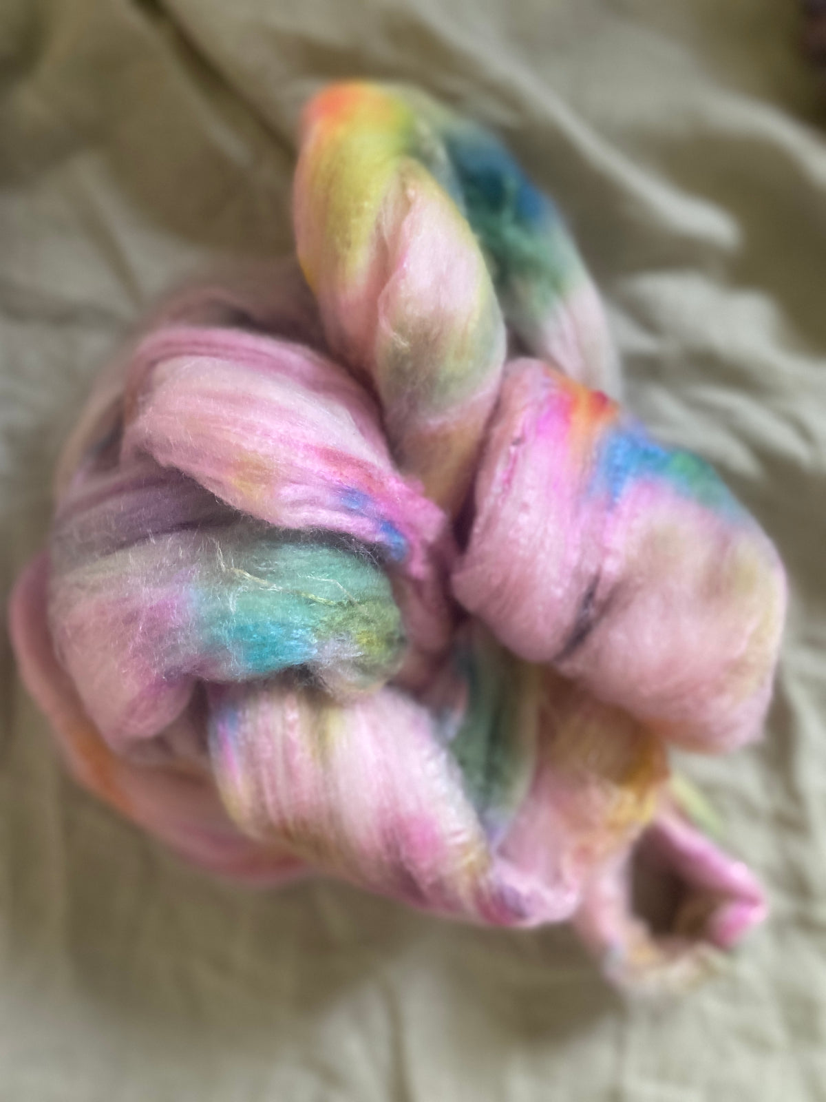 Merino - Tussah  Selyem Szösz